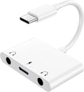 Headphone Adapter for iPad, Headphone Splitter for 2 Headphones, 3 in 1 USB C by INVERSENET