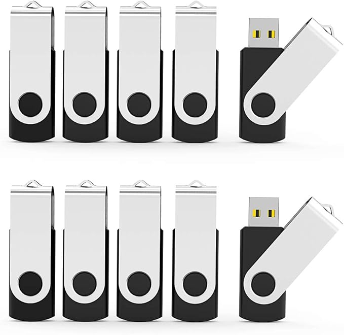 Aiibe 1GB Flash Drive 20 Pack Bulk 1GB USB Flash Drives 2.0 Memory Stick Thumb by Aiibe