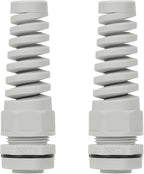 LeMotech 2Pcs NPT 1/2" IP68 Waterproof Cable Gland Flex Spiral Strain Relief by LeMotech