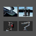 Gaming Monitor Arm for Flat/Ultrawide/Curved Monitors 32 to 60 inch, Heavy Duty - Image 6