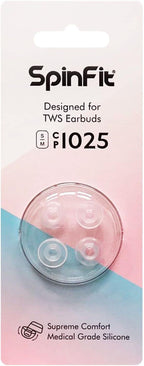SpinFit CP1025-M/S- Medical Grade Silicone Patented Ear Tips, Secure Fit and by SpinFit