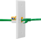 Cmple - 10 Pack Cat6 Keystone Jack Insert Punch Down RJ45 Connectors RJ45 - Image 6