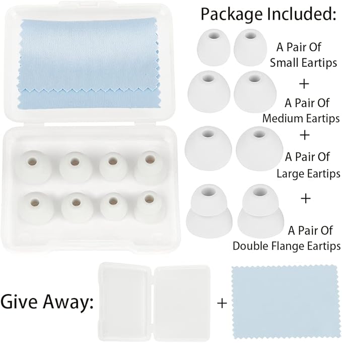Earbud Tips Replacement Earbud Tips Earbud Replacement Tips Headphones - Image 3