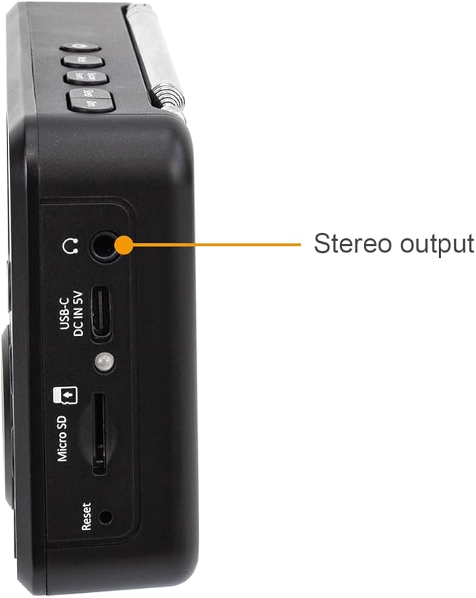 Ocean Digital WR-18 Handheld Portable Internet Radio, Micro SD, Rechargeable - Image 3