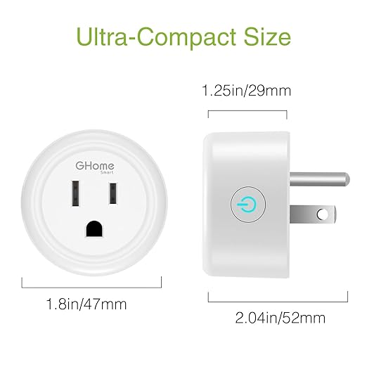 GHome Smart Plug Mini, WiFi Smart Outlet Plug Compatible - Image 8