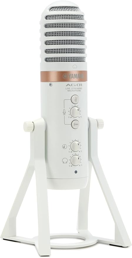 Yamaha AG01 White USB microphone by Yamaha