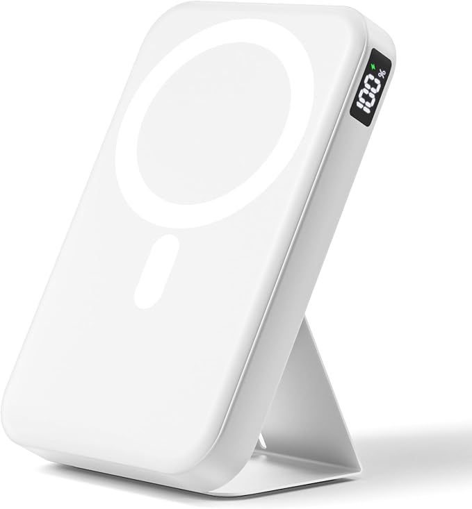 Magnetic Portable Charger, 10000mAh Wireless Power Bank by Gxorul