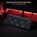 Redragon K515 Shiva Wired RGB Membrane Gaming Keyboard, 98 Keys Mechanical-Feel - Image 6