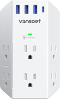 Outlet Extender, Vansoet 6 Outlet Splitter by vansoet