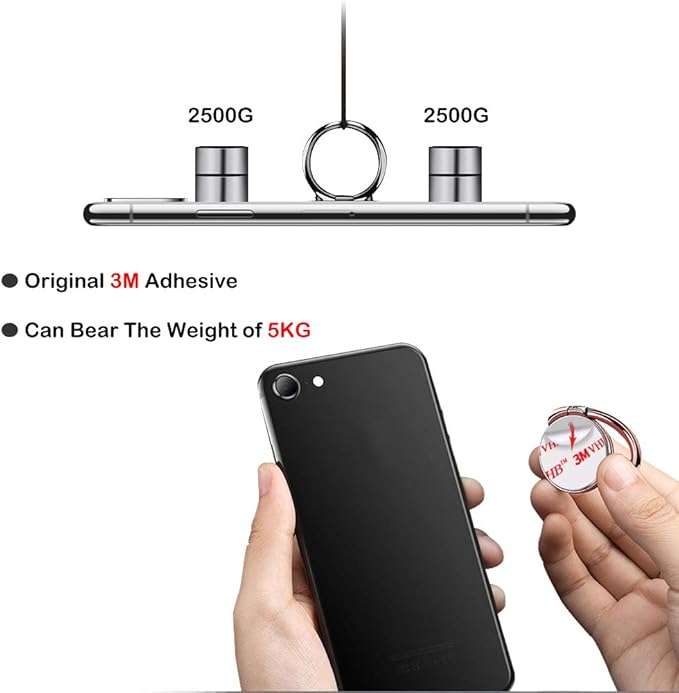 Cell Phone Ring Holder Stand, Cell Phone Grip Holder, Adhesive Phone Grip - Image 5