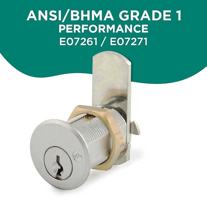 Olympus Lock DCN2 Rekeyable Cam Locks | 1-1/8" Cylinder 101 Key Lock, Keyed - Image 5