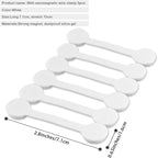 Viaky 6PCS Silicone Cable Straps Reusable Twist Noticeboard Fridge Magnets Ties - Image 2
