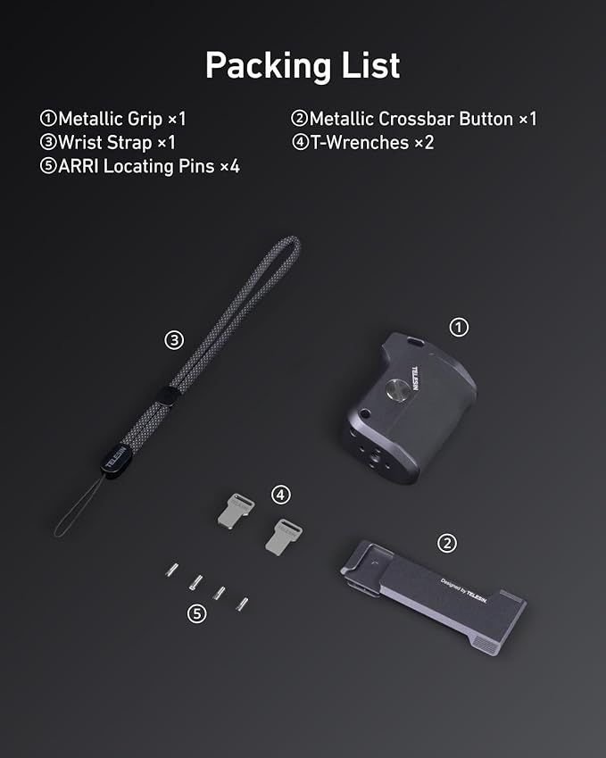 TELESIN Street Grip Kit For Hero 9-13 | Without Metal Rabbit Cage | Camera Grip - Image 2