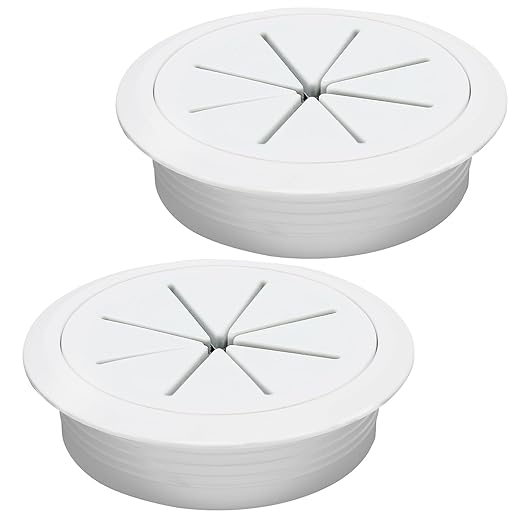 Desk Grommet 3-1/8", Desk Hole Cover by BOPOREAE