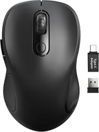 Trueque Wireless Mouse for Laptop, 2.4GHz Ergonomic Computer Mouse by Trueque