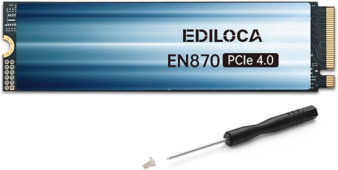 1TB SSD NVMe M.2 2280 PCIe Gen4 x4 Internal Solid State Drive by EDILOCA