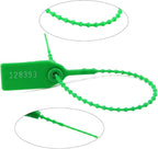 Leadseals 1000 Green Numbered Security Tags Plastic Tamper Proof Seals - Image 7