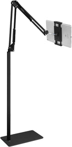 Tablet Floor Stand, Overhead Bed Phone Stand Angle Height Adjustable Holder by Elekpopu