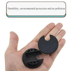 HAHIYO 2Pcs 1.38Inch/35mm Black Zinc Alloy Desk Grommet Wire Grommet Cable - Image 5