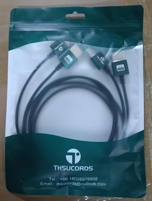 Thin HDMI to HDMI Cable 3.3FT 2 Pack, Ultra Slim & Flexible HDMI Cord Supports - Image 8