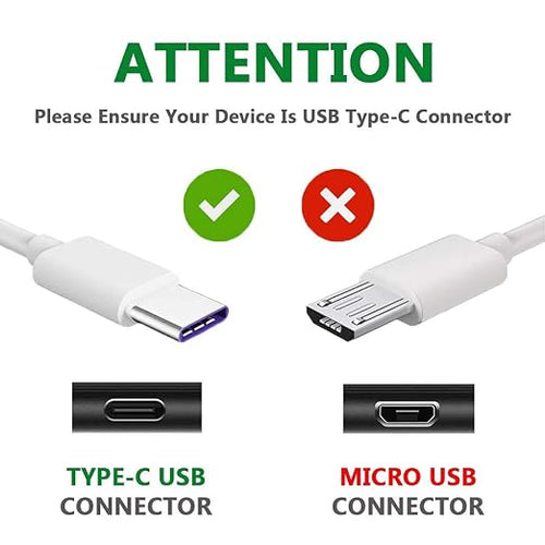 2Pack 10ft Long Type C Charger Cable Cord Long USB C Cable - Image 2