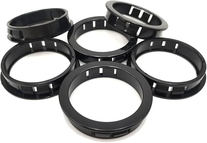 2" Black Snap-in Knockout Insulating Bushing Grommets, Plastic Cable Hole by EASYEAH