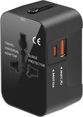Universal Travel Adapter Worldwide, GaN Fast Charging by MINGTONG