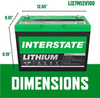 Interstate Batteries 12V 100Ah Group Size 27M Lithium Marine/RV Deep Cycle - Image 3