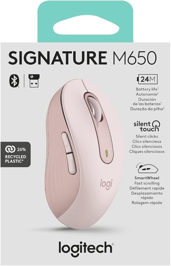 Logitech Wireless Mouse Signature M650- Small Hands, 2-Year Battery, Silent - Image 12