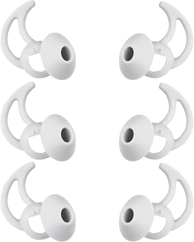 Medium Earbud Replacement Tips Silicone Ear Bud Tips Compatible by WKYMY