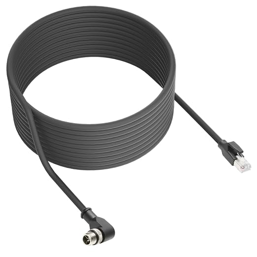 Alvin's Cables M12 X-Code 8 Pin Male to RJ45 Ethernet Cable - Image 5