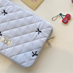 Cute Bow Graphic Carrying Laptop Bag Y2K Preppy Laptop Sleeve Case Bag Kawaii - Image 6