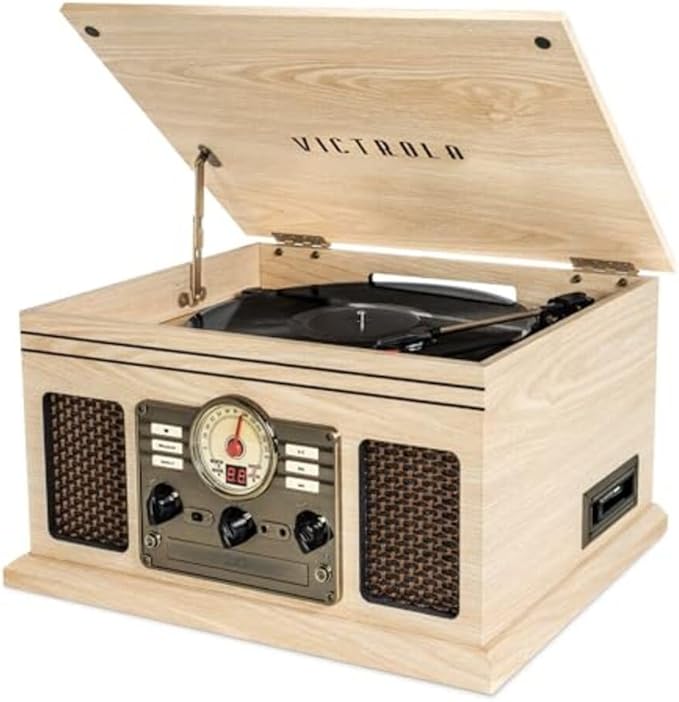 Victrola The Quincy 6-in-1 Bluetooth Record Player & Multimedia Center by Victrola