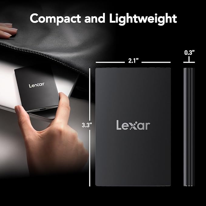 Lexar 2TB SL500 Portable SSD, Compatible w/Type-C Laptops, iPhone 15/16 - Image 3