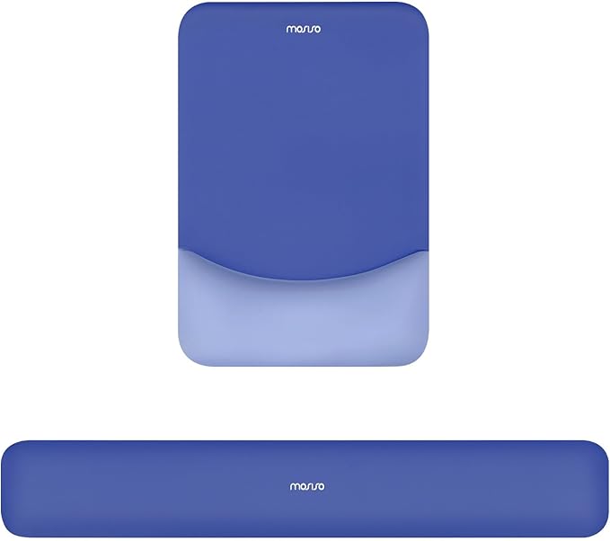 MOSISO Wrist Rest Support for Mouse Pad&Keyboard Set, Rectangular Ergonomic by MOSISO