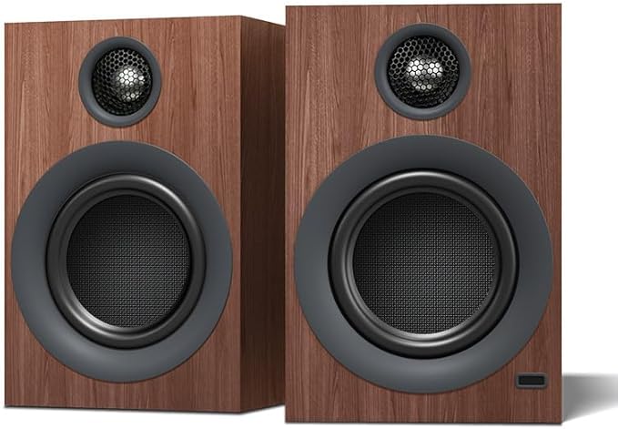 Bluetooth Bookshelf Speakers, 75W Powered Active Speaker - Image 2