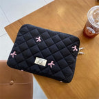 Cute Bow Graphic Carrying Laptop Bag Y2K Preppy Laptop Sleeve Case Bag Kawaii - Image 2