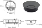 4pcs 2 inch Desk Wire Cord Cable Grommets Hole Cover - Image 2