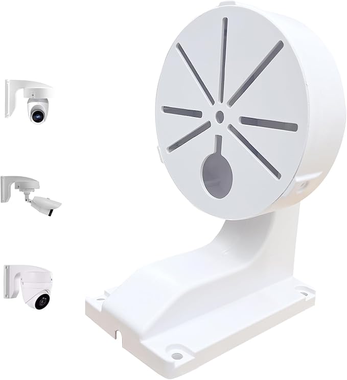 Indoor Outdoor Security Camera Mount Wall Mount L Type Bracket by NVRTTRR