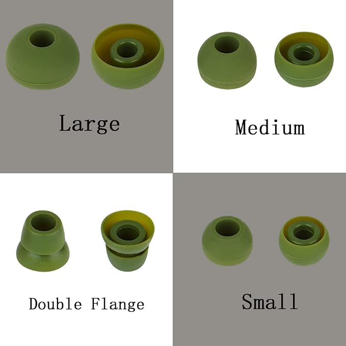 Silicone Ear Bud Tips Replacement Earbud Tips Compatible - Image 3