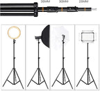 Heavy Duty Light Stand 9.5 Feet/2.8 Meters Adjustable Spring Cushioned Metal - Image 5