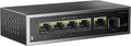 6 Port 2.5Gb Unmanaged Ethernet Switch by AUMOXPRO