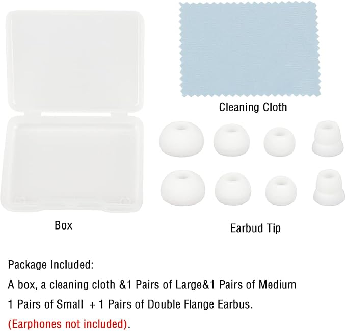 Silicone Ear Tips Earbud Replacement Tips Earbuds Eargels Earpads Earbuds Tips - Image 8