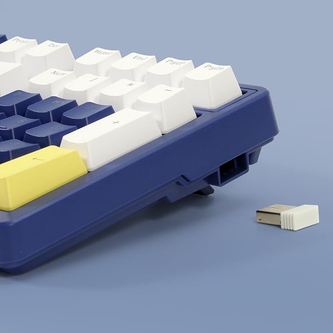 Merdia Wireless Mechanical Keyboard, Triple Mode 2.4G/USB-C/BT Gaming Keyboards - Image 6