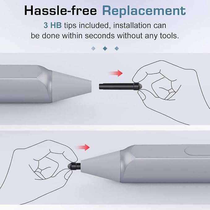 MoKo Pen Tips for Surface Pen, Surface Pen Tip Replacement Kit Compatible - Image 6