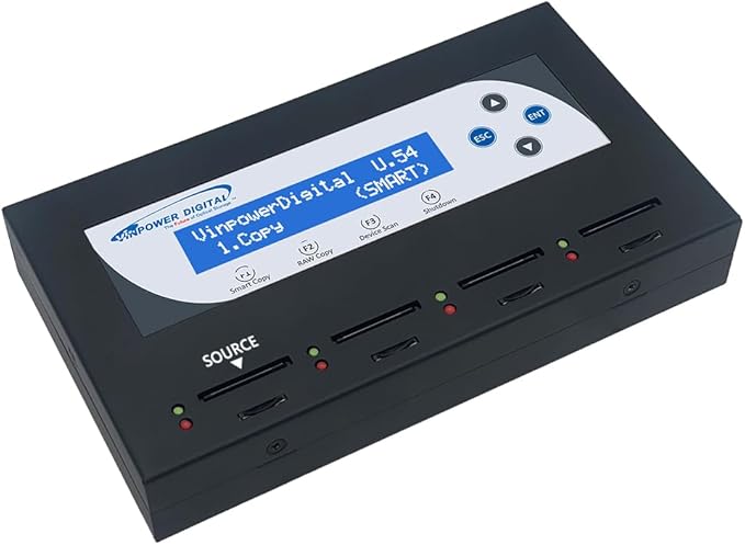 Vinpower SDMiniDup 1 to 3 Standalone SD/MicroSD Card Flash Memory Drive by VinpowerDigital