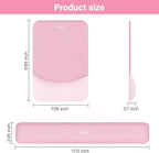 MOSISO Wrist Rest Support for Mouse Pad&Keyboard Set, Rectangular Ergonomic - Image 7