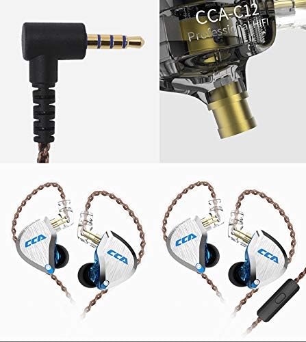CCA C12 in Ear Monitor Headphones 5BA 1DD Hybrid HiFi IEM Earphones Noise - Image 8