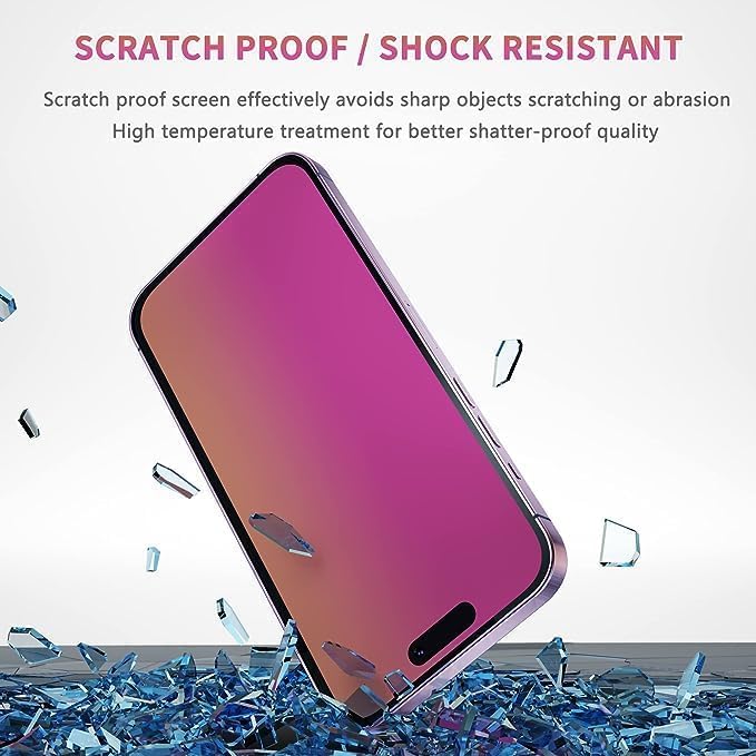 for iPhone 11/iPhone xr Privacy Colorful Screen Protector - Image 3
