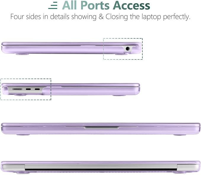 TWOLSKOO Compatible with M4 MacBook Air 15 inch Case 2025-2023 Released Model - Image 7